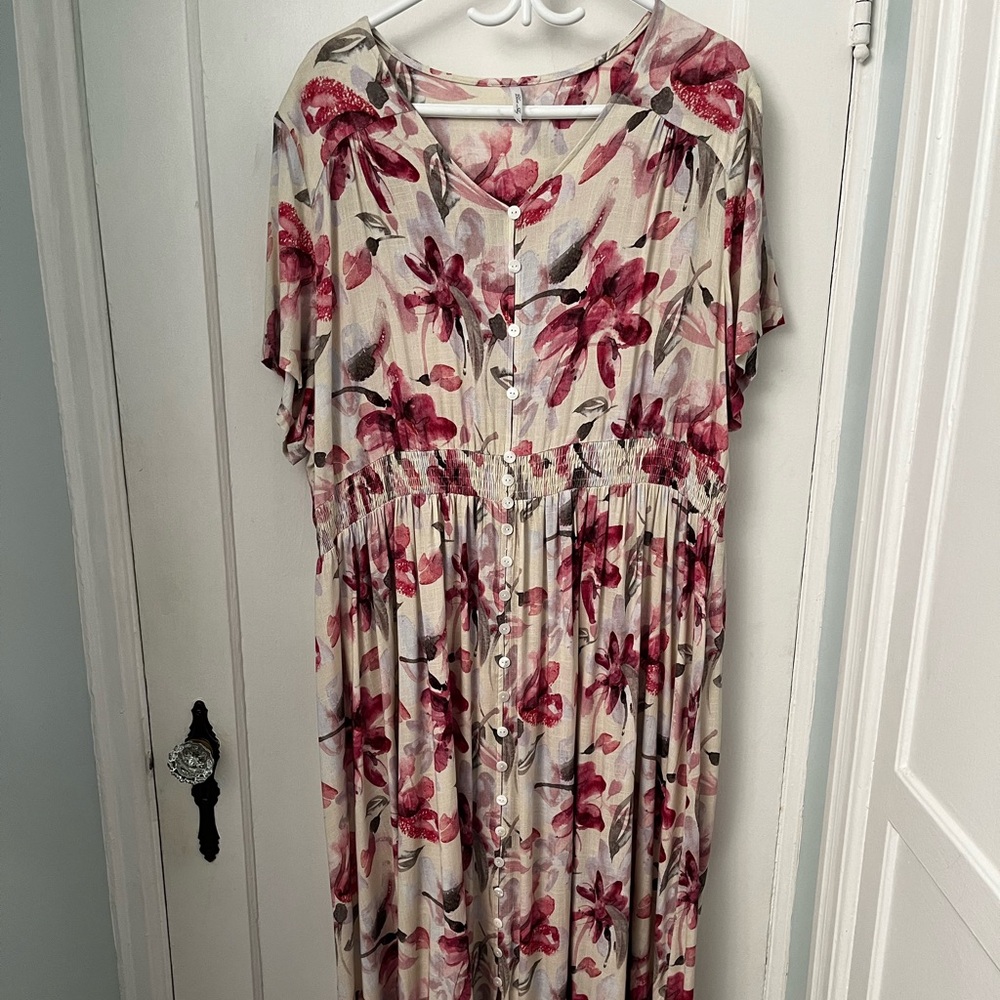 Blue Sky Primrose Maxi Dress